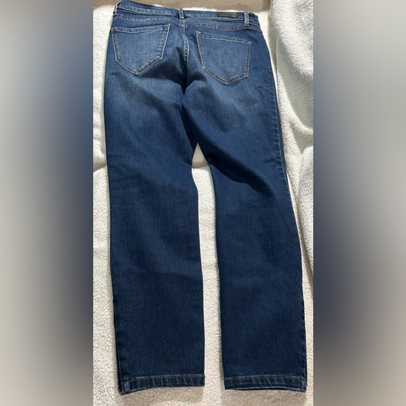 SALE! Nicole Miller SOHO High Rise Ankle Buttons Skinny Jeans Size 8 in EUC - Picture 12 of 14